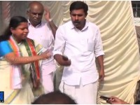 congress-leader-bindhu-krishna-scolds-police-officer