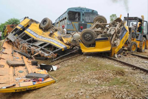 20-students-killed-as-train-hits-bus-in-telangana