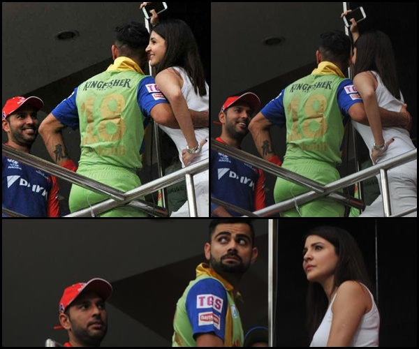 kohli-yuvraj-break-rules-during-ipl-match-meet-anushka