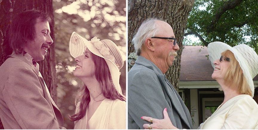 couple-celebrates-40th-anniversary-by-recreating-their-wedding-pics-from-1975