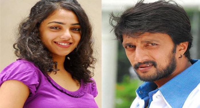 nithya-menon-caught-with-kichcha-sudeep