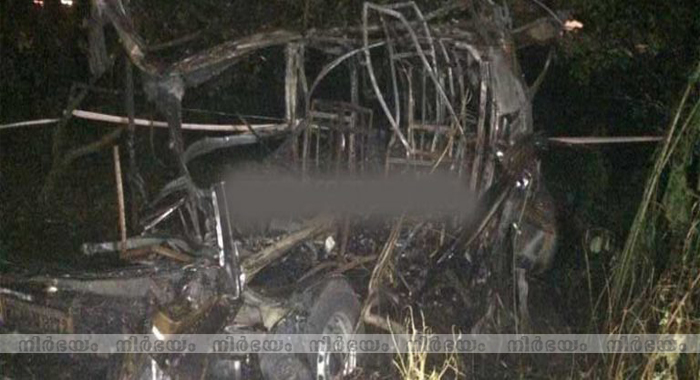 two-killed-as-moving-ambulance-catches-fire-in-muvattupuzha