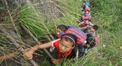 The most dangerous school journey
