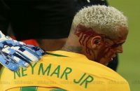 bloody-neymar-removed-from-brazil-match-vs-bolivia-after-elbow-to-face