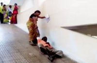 denied-stretcher-wife-drags-husband-to-first-floor-at-a-government-hospital