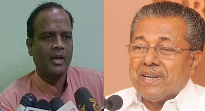 case-against-rss-leader-who-threatens-kerala-cm-pinarayi-vijayan