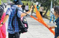 protest-against-shivsena-moral-policing-at-marine-drive-kochi