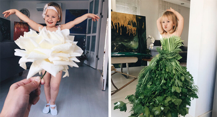 food-dresses-forced-perspective-optical-illusion
