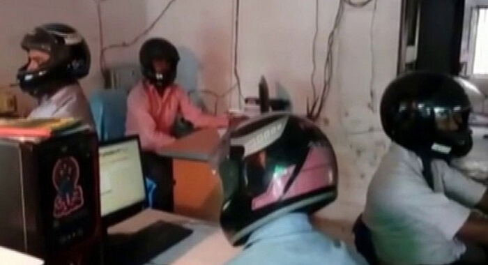 why-staff-of-this-bihar-govt-office-wear-helmets-at-work