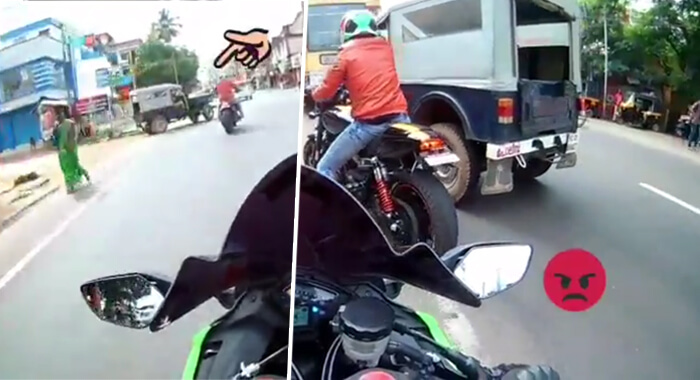 superbike-and-police-attigal-kerala