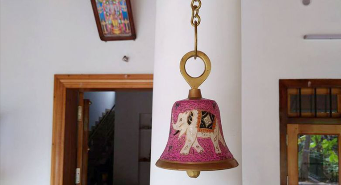 bell-hang-in-front-of-house